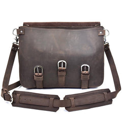 Leather Men Large Briefcase Handbag Travel Bag Messenger Bag For Men - imessengerbags