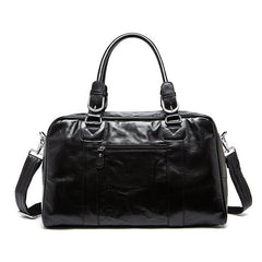 Cool Leather Men Large Travel Bag Business Weekender Bags For Men - imessengerbags