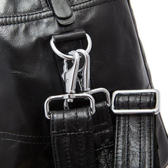 Cool Leather Men Large Travel Bag Business Weekender Bags For Men - imessengerbags