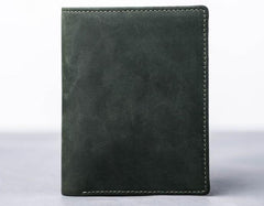 Leather Men Slim Small Wallet Bifold Small Vintage Wallet for Men - imessengerbags