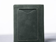 Leather Men Slim Small Wallet Bifold Small Vintage Wallet for Men - imessengerbags