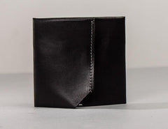 Leather Men Slim Small Wallet Trifold Small Vintage Wallet for Men - imessengerbags
