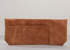 Leather Men Slim Small Wallet Trifold Small Vintage Wallet for Men - imessengerbags