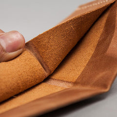 Leather Men Slim Small Wallet Trifold Small Vintage Wallet for Men - imessengerbags