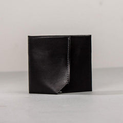 Leather Men Slim Small Wallet Trifold Small Vintage Wallet for Men - imessengerbags