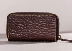 Leather Men Small Key Wallet Bifold Small Keyring Wallet for Men - imessengerbags