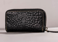 Leather Men Small Key Wallet Bifold Small Keyring Wallet for Men - imessengerbags