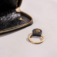 Leather Men Small Key Wallet Bifold Small Keyring Wallet for Men - imessengerbags