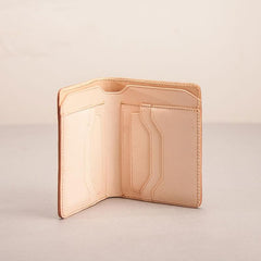Leather Men Small Wallet Bifold Vintage Wallet for Men - imessengerbags