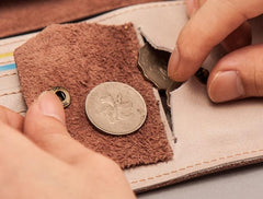 Leather Men Travel Wallet Passport Wallet Bifold Long Wallets for Men - imessengerbags