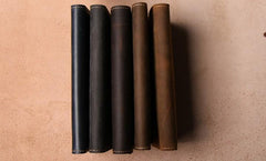 Leather Men Travel Wallet Passport Wallet Bifold Long Wallets for Men - imessengerbags