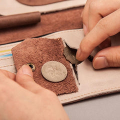 Leather Men Travel Wallet Passport Wallet Bifold Long Wallets for Men - imessengerbags