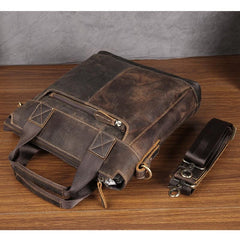 Vintage Leather Mens Briefcase Work Briefcases Business Briefcases Laptop Briefcases For Men