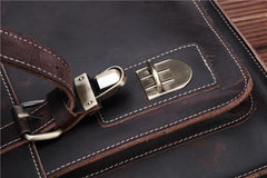 Leather Vintage Mens Briefcase Lawyer Briefcase Laptop Briefcase Business Briefcase For Men - imessengerbags