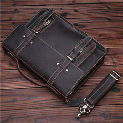 Leather Vintage Mens Briefcase Lawyer Briefcase Laptop Briefcase Business Briefcase For Men - imessengerbags