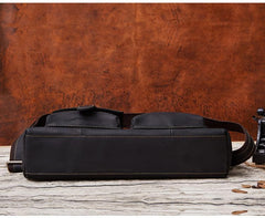 Vintage Leather Mens Briefcase Cool Work Briefcase Business Briefcase Laptop Briefcase For Men - imessengerbags