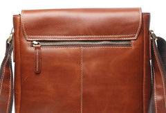 Cool Leather Men Vintage Coffee Messenger Bag Shoulder Bags for Men