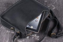 Cool Leather Men Vintage Coffee Messenger Bag Shoulder Bags for Men - imessengerbags