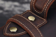 Leather Mens 13inch Laptop Bag Briefcase Work Handbag Business Bag for Men - imessengerbags