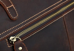 Leather Mens 13inch Laptop Bag Briefcase Work Handbag Business Bag for Men - imessengerbags
