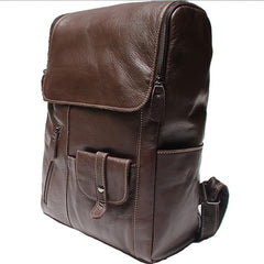 Leather Mens Backpacks Cool Travel Backpacks Laptop Backpack for men - imessengerbags