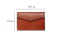 Leather Mens Card Wallet Front Pocket Wallets Cool Small Change Wallet for Men