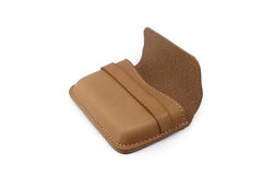 Leather Mens Card Wallets Front Pocket Wallets Cool Small Change Wallets for Men