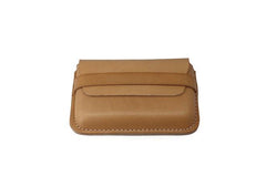 Leather Mens Card Wallets Front Pocket Wallets Cool Small Change Wallets for Men