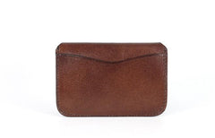 Leather Mens Card Wallets Front Pocket Wallets Cool Small Change Wallets for Men