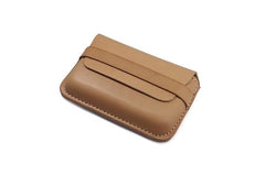 Leather Mens Card Wallets Front Pocket Wallets Cool Small Change Wallets for Men