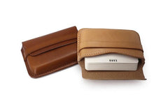 Leather Mens Card Wallets Front Pocket Wallets Cool Small Change Wallets for Men