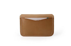 Leather Mens Card Wallets Front Pocket Wallets Cool Small Change Wallets for Men