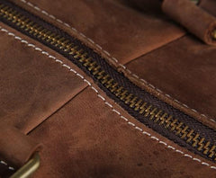 Leather Mens Cool Large Weekender Bag Travel Bag for Men