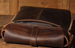 Leather Mens Cool Shoulder Bag Vintage Purse Messenger Bag Crossbody Bag for Men - imessengerbags