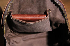 Leather Mens Cool Shoulder Bag Vintage Purse Messenger Bag Crossbody Bag for Men