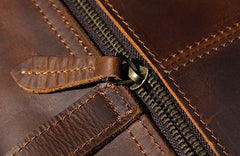Leather Mens Cool Shoulder Bag Vintage Purse Messenger Bag Crossbody Bag for Men - imessengerbags