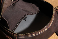 Leather Mens Cool Shoulder Bag Vintage Purse Messenger Bag Crossbody Bag for Men