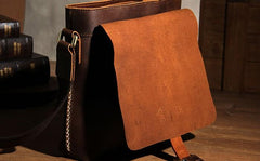 Leather Mens Cool Shoulder Bag Vintage Purse Messenger Bag Crossbody Bag for Men - imessengerbags
