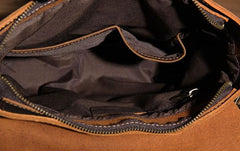 Leather Mens Cool Shoulder Bag Vintage Purse Messenger Bag Crossbody Bag for Men - imessengerbags