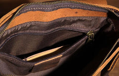 Leather Mens Cool Shoulder Bag Vintage Purse Messenger Bag Crossbody Bag for Men - imessengerbags