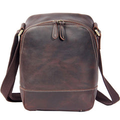 Leather Mens Cool Shoulder Bag Vintage Purse Messenger Bag Crossbody Bag for Men