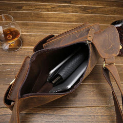 Leather Mens Cool Sling Bag Crossbody Bag Chest Bag for men - imessengerbags