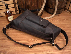 Leather Mens Cool Sling Bag Crossbody Bag Chest Bag for men - imessengerbags