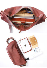 Leather Mens Cool Sling Bag Crossbody Bag Chest Bag for men