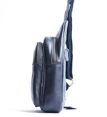 Leather Mens Cool Sling Bag Crossbody Bag Chest Bag for men - imessengerbags