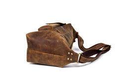 Leather Mens Cool Sling Bag Crossbody Bag Chest Bag for men - imessengerbags