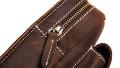 Leather Mens Cool Sling Bag Crossbody Bag Chest Bag for men - imessengerbags