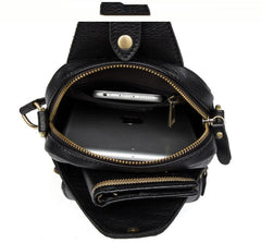 Leather Mens Cool Sling Bag Crossbody Bag Chest Bag for men - imessengerbags