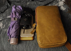 Leather Mens Cool Sling Bag Crossbody Bag Chest Bag for men