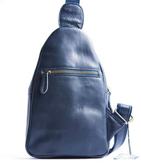 Leather Mens Cool Sling Bag Crossbody Bag Chest Bag for men - imessengerbags